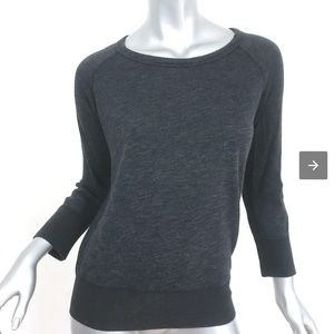 James Perse Vintage Fleece Raglan Sweatshirt